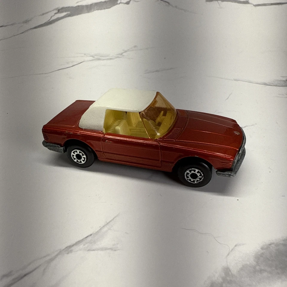 Matchbox Lesney Superfast 6 Mercedes 350SL Tourer bronce, ruedas de 5 arcos, ¡como nuevo! Foto 4 de 4