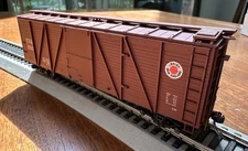 Accurail HO Kit #7006 40’ 6-Panel Wood Box Car L&NE 7024 Assembled NY