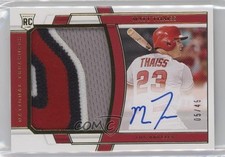 2020 Panini National Treasures Gold 5/49 Matt Thaiss #210 Auto x2o