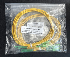 3M Single Mode Duplex Fiber Optic Cable 9/125 - LC/UPC to SC/APC Pack of 2 
