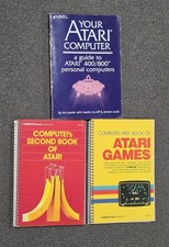 Lot of 3 Vintage Atari 400/800 Computer Books 8 Bit Compute 