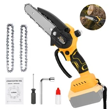 6'' Mini Chainsaw for Dewalt 20V Battery , Handheld Portable Electric Chainsaw