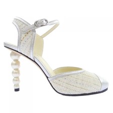 CHANEL G33571Y52110 Pumps EU36.5 US6 Beige