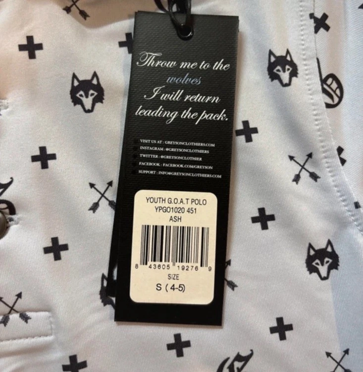 Greyson Kids Small 4/5 Kids Brand New Polo Shirt with Tags - Image 4 of 4