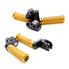 1 inch Riser Rider Passenger Footrests M-Grip For Kawasaki Z900RS 2018 19 20