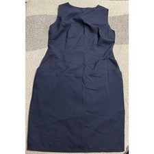 NWT Laura Bettini Sheath Dress Womens Sz XXXL 16 Blue Office Career Sleeveless