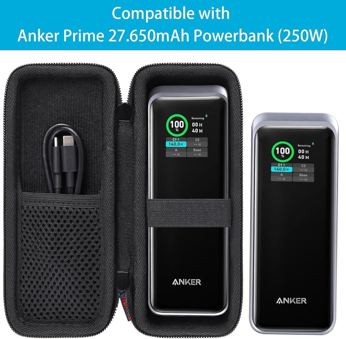 For Anker Prime Power Bank 27650mAh Anker Nano Power Bank 10