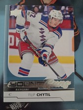 2017-18 Upper Deck UD Young Guns YG Filip Chytil Rookie Card RC #227 Rangers. rookie card picture