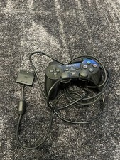 Official Black Sony Playstation 2 PS2 Dualshock 2 Controller