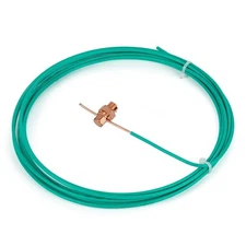 GOUNENGNAIL UL Listed Solid Pure 12 AWG 15FT (Bare Copper ), Green 
