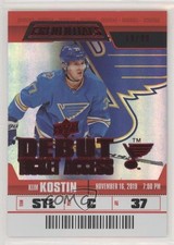 2019-20 Upper Deck Credentials Debut Ticket Access Red 19/99 Klim Kostin #52 0bv