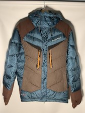 Montbell Giubbotto Tampone Blu Taglia M (105) Come Nuovo Ottime Condizioni Con Cappuccio Outdoor