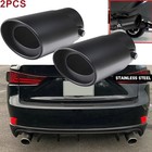 2PC For Lexus IS250 IS350 Rear Exhaust Pipe/ Tail Tip Muffler Round Accessories