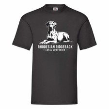 Rhodesian Ridgeback Loyal Companion T Shirt Size Small-2XL