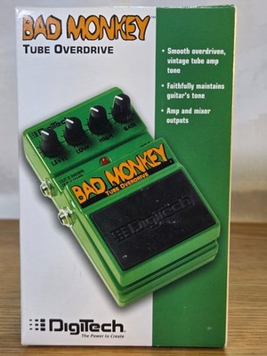 Digitech Bad Monkey Tube Overdrive Distortion Guitar Effects FX Pedal Excellent!
