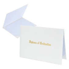 Certificate Cover Holders, 2pcs Fits 8.5x11" Paper, White