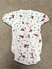 Snoopy Red Baron Bodysuit 6 Month 100 Cotton Peanuts Vintage 90's