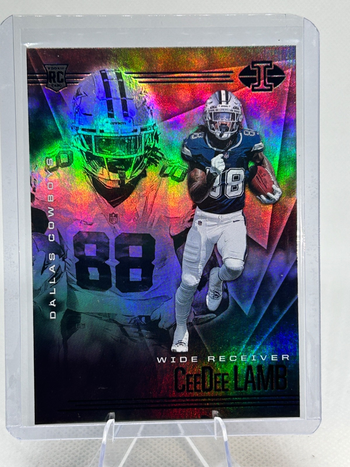 2020 Panini Illusions CeeDee Lamb RC #18 Cowboys 13B