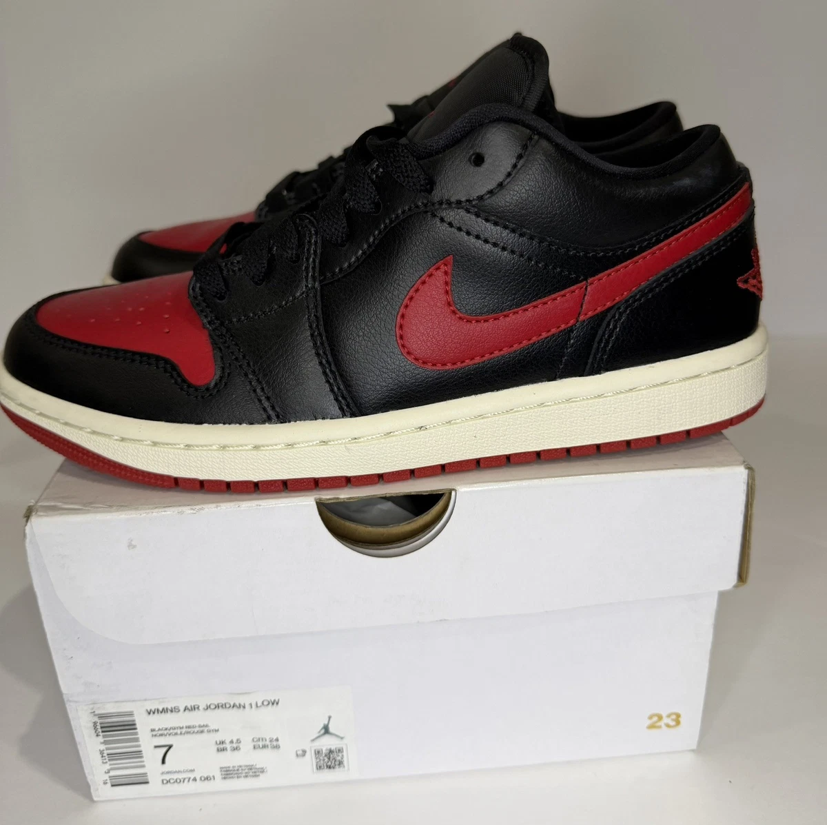 Jordan 1 Low Black W for sale | eBay