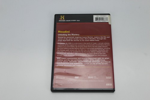 Houdini Unlocking the Mystery History Channel Magician Magic Rare DVD - Picture 2 of 6
