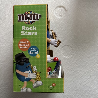 M&M Rock Stars Saxophone & Yellow Drummer Player In Package