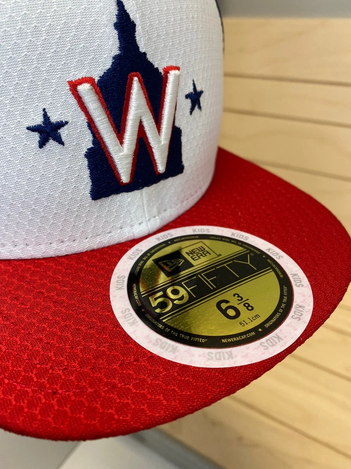 Gorra New Era Washington Nationals ALT 2 ajustada azul marino/blanco/rojo talla niños 6 3/8 EE. UU. Foto 4 de 4