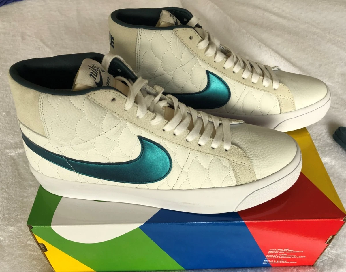 Nike SB Blazer ZM MID EK Summit White/Nightshade-White Size 11