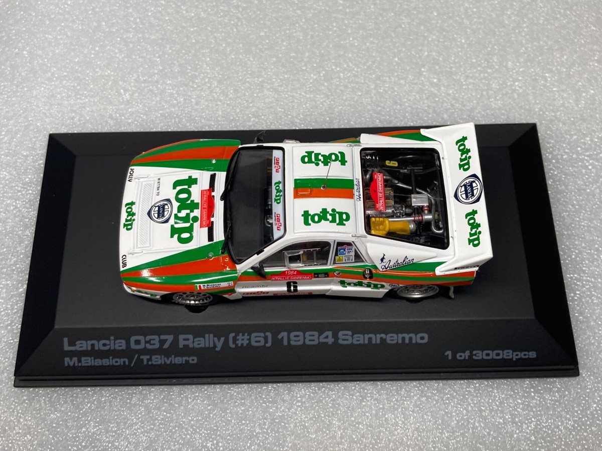 hpi・racing ランチア　037 ラリー　1984 Sanremo HPI Racing 1/43 959 LANCIA 037 RALLY #6 1984 SANREMO TOTIP M