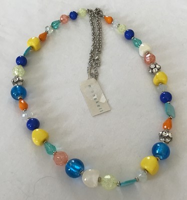 vintage Miriam Haskell Glass Necklace