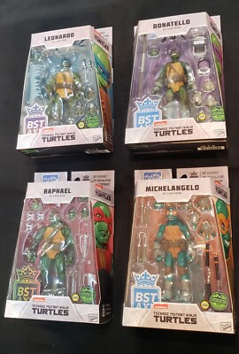 Full Set SDCC 2023 Loyal Subjects Battle Ready TMNT Turtles Figures BST AXN