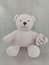 Hallmark Pink Bear Rattle Plush Sweet Baby 9 Inch Stuffed Animal Toy