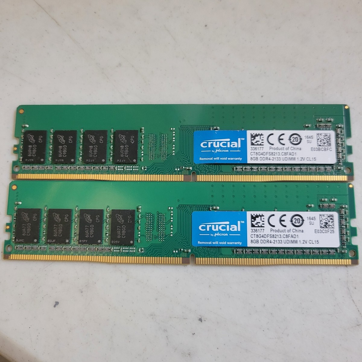 Crucial DDR4-2133 16GB (8GB×2) Crucial 16GB Kit (8GBx2) DDR4 2133 MT/s (PC4-17000) DR x8