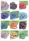 20PCS Flower Inside Faceted Rondelle Lampwork Czech Glass Spacer BEADS 10MM 12MM