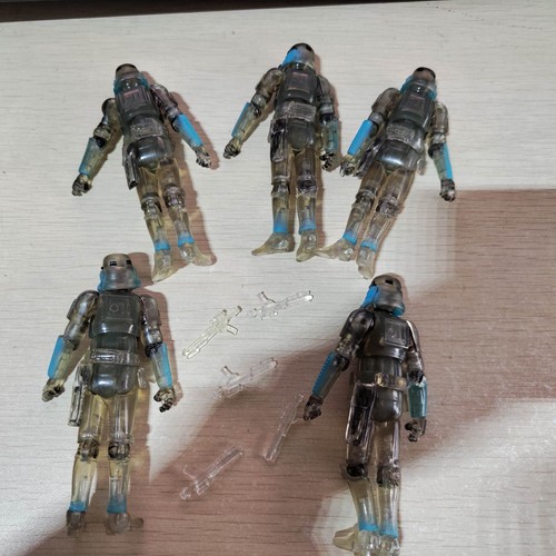 Lot of 5pcs Clear Transparent Stormtrooper Shadow Trooper 3.75" Action Figure - Picture 4 of 4