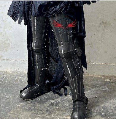 Fully Wearable Nazgul Leg Set/Ring Wraith Leg Greaves/With King Armor Costume