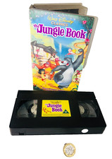 Video Tape VHS Jungle Book Disney Vintage NO MOULD ncb