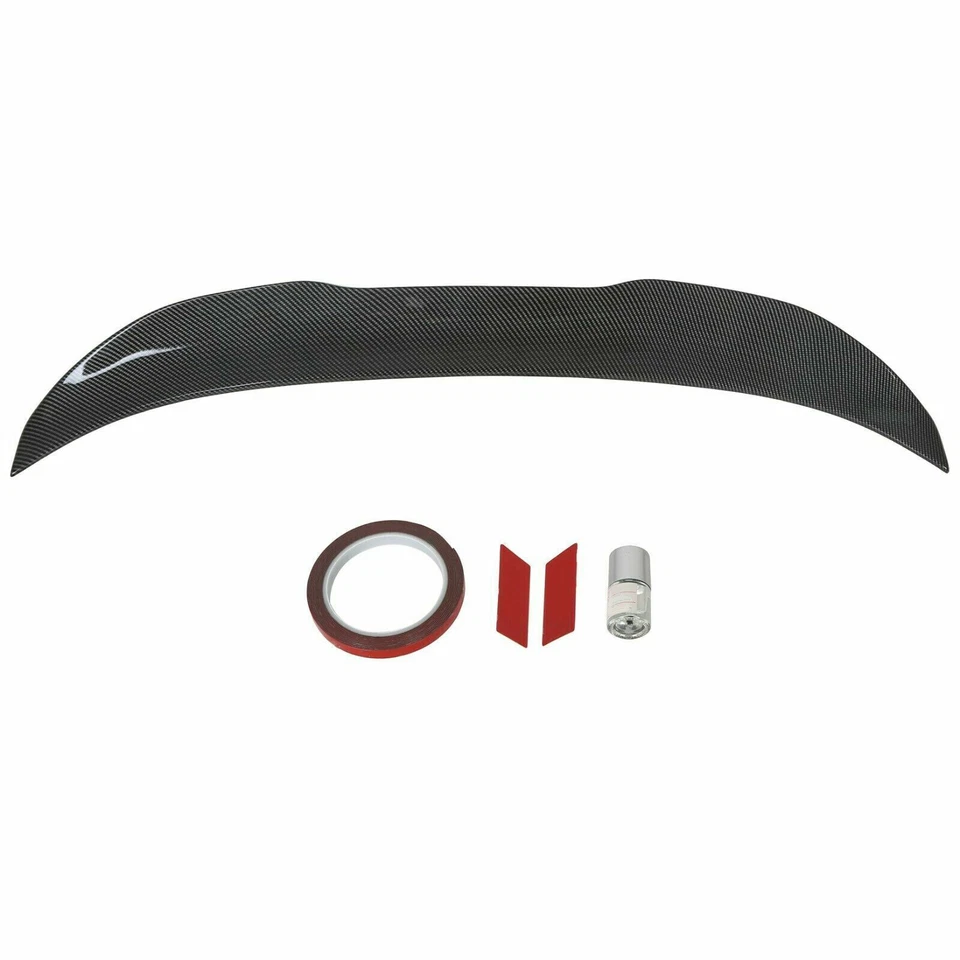 Carbon Fiber PSM Style Rear Trunk Spoiler Wing For BMW F30 F80 335i 328i 12-18 - Image 2 of 4