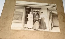 Rare Antique Victorian American ID'd Group Portrait New York Cabinet Photo US