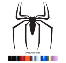 ARAIGNEE SPIDER VEUVE NOIRE MYGALE TARENTULE LOGO AUTOCOLLANT STICKER SD190