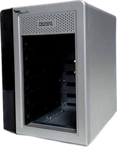 0TB Promise Pegasus R6 Vide Boîtier Thunderbolt Raid Array 6-Bay ! N° Caddies
