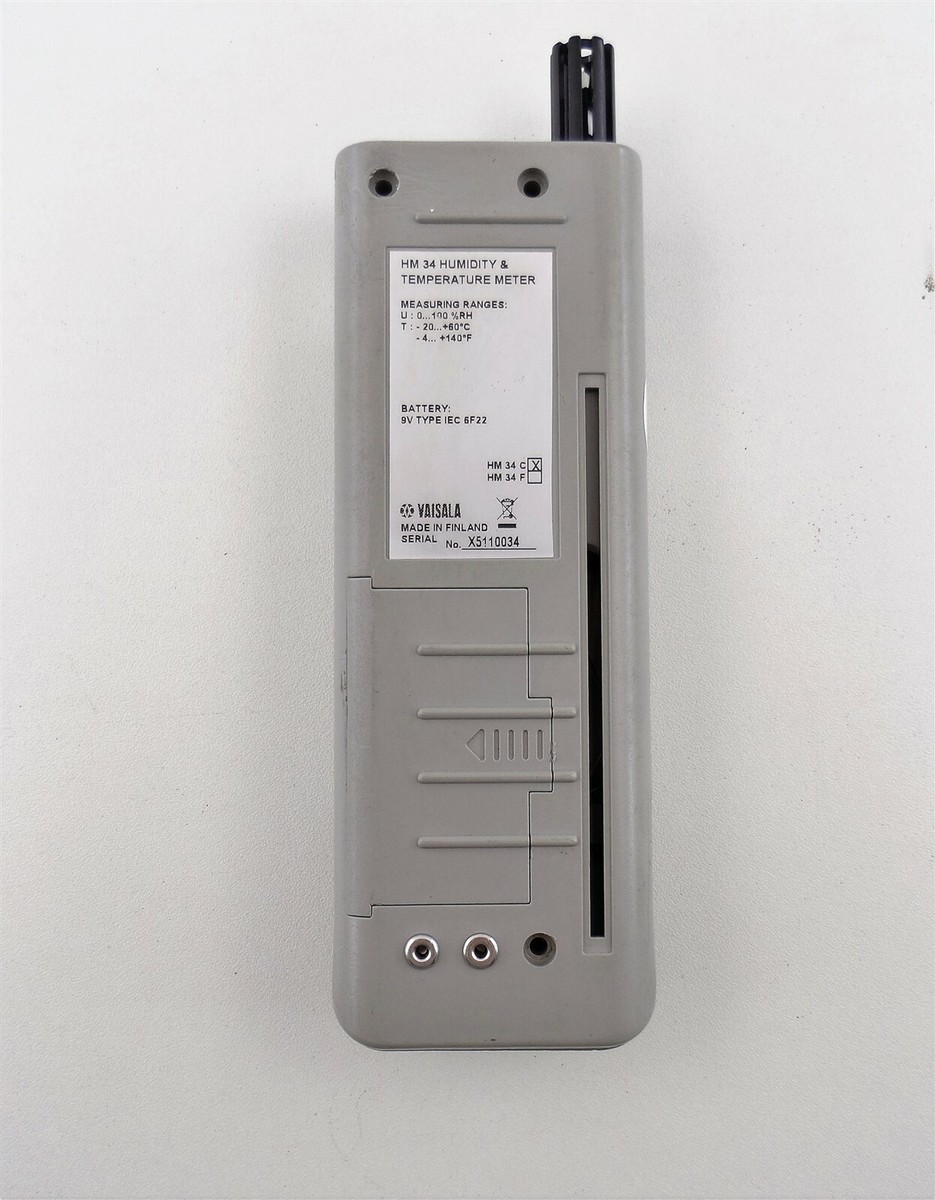 Lot of 2.5 Vaisala HM 34 Humidity & Temperature Meter for Parts or