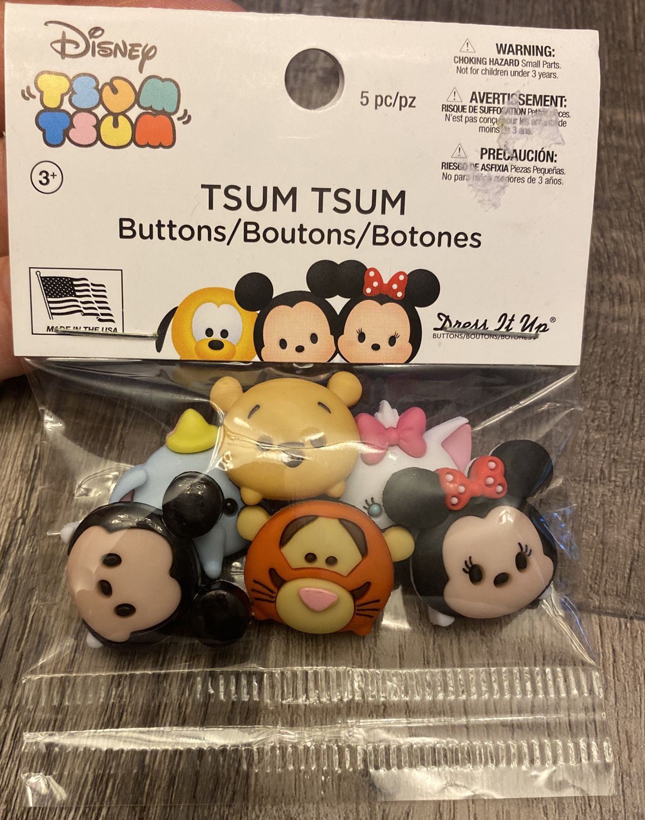 Disney TSUM TSUM Dress It Up by Jesse James 6-Piece Set Mickey & Minnie-image
