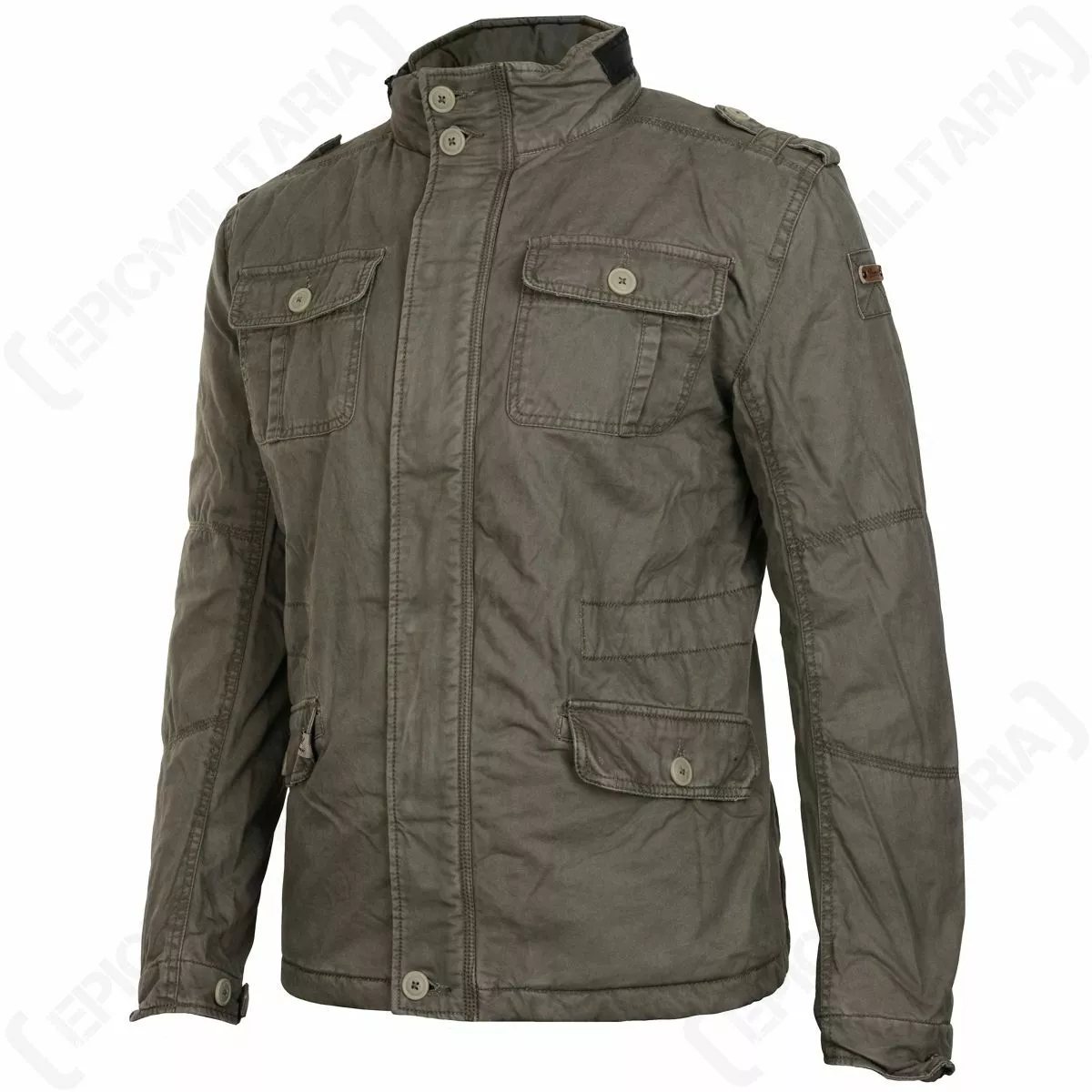 Brandit Britannia Winter Jacket Military | Army - Style Warm Olive Winter Coat eBay 