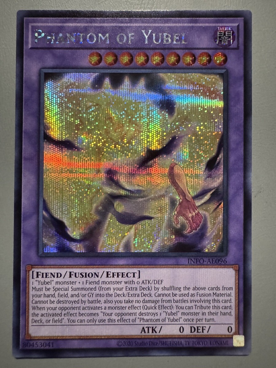 YUGIOH PHANTOM OF YUBEL (FUSION) ASIA ENGLISH EDITION INFO-AE096 SECRET RARE | eBay YUGIOH PHANTOM OF YUBEL (FUSION) ASIA ENGLISH EDITION INFO-AE096 SECRET RARE | eBay