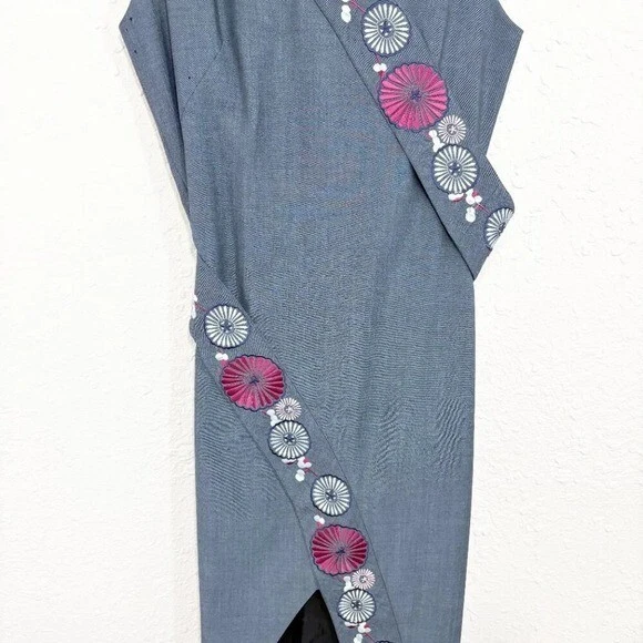 DIFETTI Abito Alexander McQueen Vintage 2001 Ricamato Collezione VOSS Tg 42