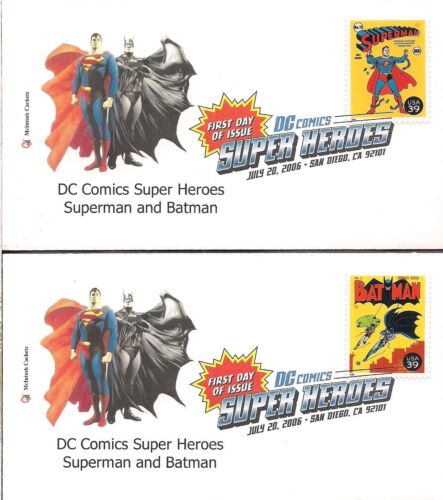 4084 DC Comic Superheroes-20 FDC singles (2006) by McIntosh Cachets - Picture 7 of 10