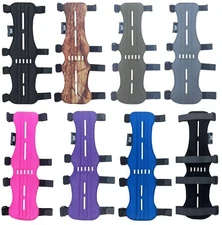 Hunt & Seek Fabric Archery Arm Guard 4 Adjustable Straps Forearm Wrist Protector
