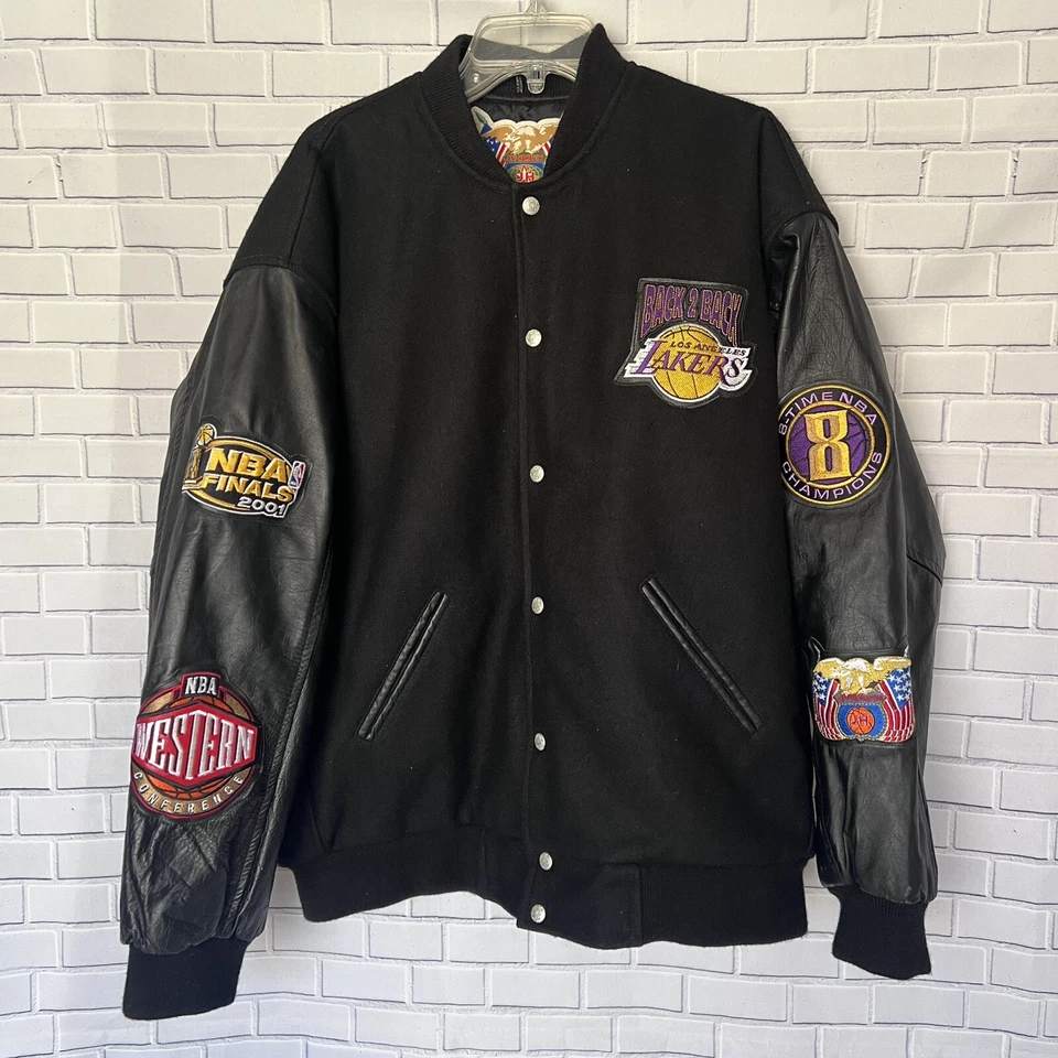 JEFF HAMILTON LA Lakers Back to Back Championship 2001 Sz XXL - Image 2 of 4