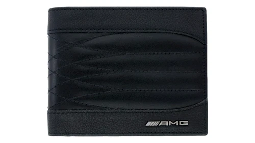 MERCEDES Portemonnaie schwarz Leder AMG Genuine - Bild 1 von 3