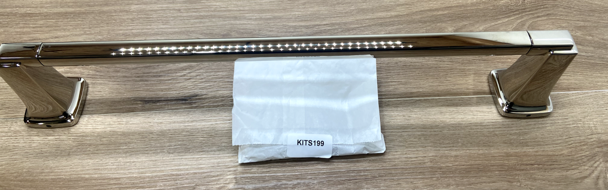 Townsend 18 Inch Towel Bar Brushed Nickel Moen Yb2318bn Glyde 18